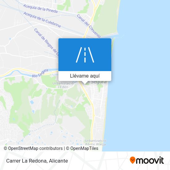 Mapa Carrer La Redona