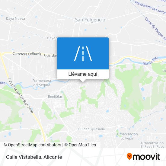 Mapa Calle Vistabella