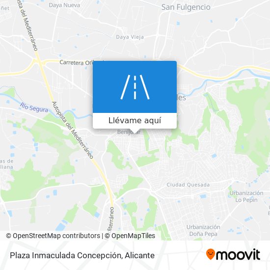 Mapa Plaza Inmaculada Concepción