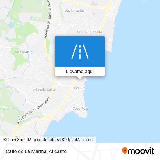 Mapa Calle de La Marina