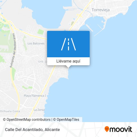 Mapa Calle Del Acantilado