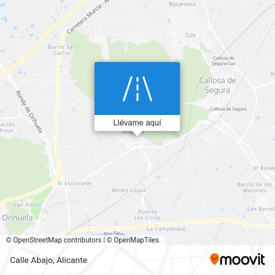 Mapa Calle Abajo