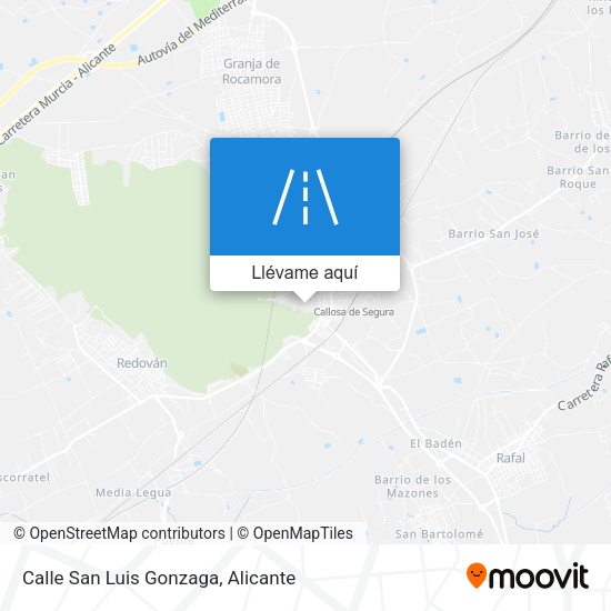 Mapa Calle San Luis Gonzaga