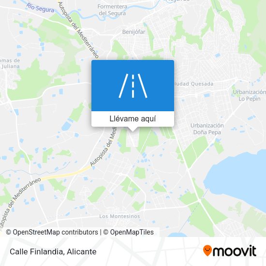 Mapa Calle Finlandia