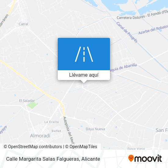Mapa Calle Margarita Salas Falgueras