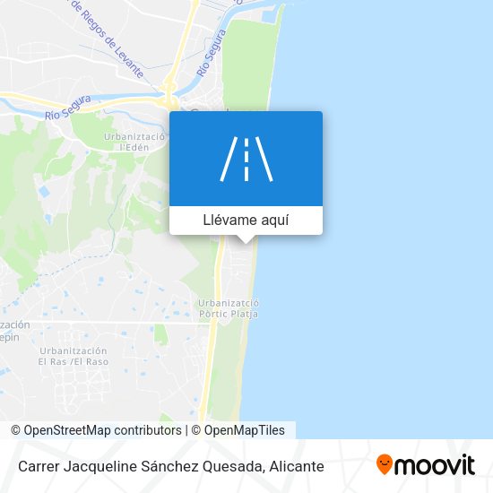 Mapa Carrer Jacqueline Sánchez Quesada