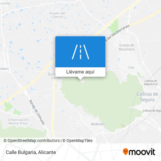 Mapa Calle Bulgaria