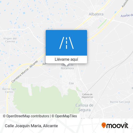 Mapa Calle Joaquín María