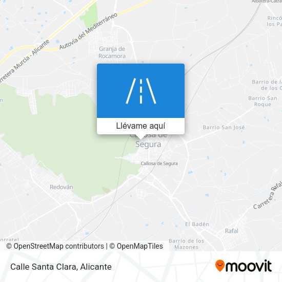 Mapa Calle Santa Clara