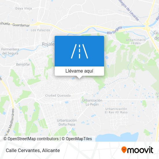 Mapa Calle Cervantes