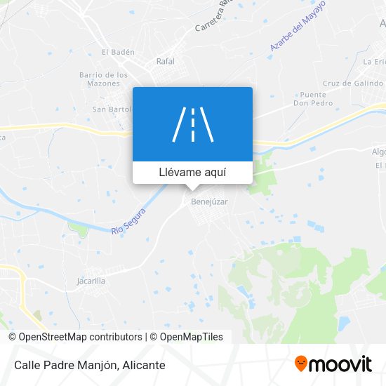 Mapa Calle Padre Manjón