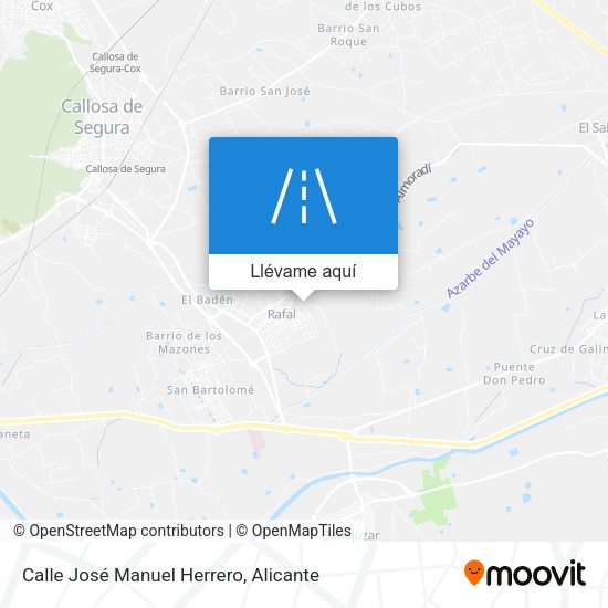 Mapa Calle José Manuel Herrero