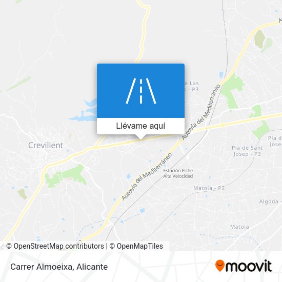 Mapa Carrer Almoeixa