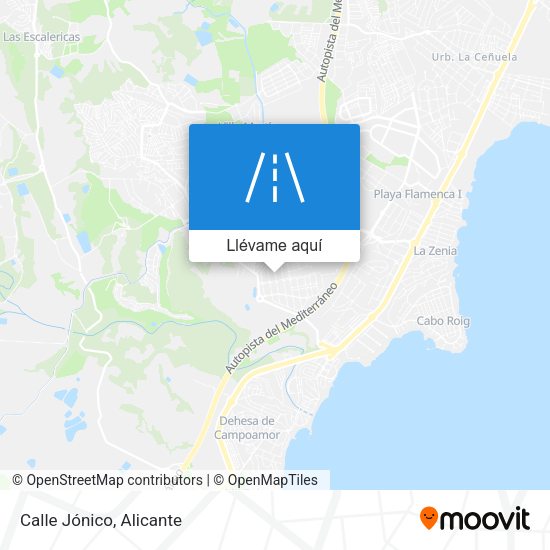 Mapa Calle Jónico
