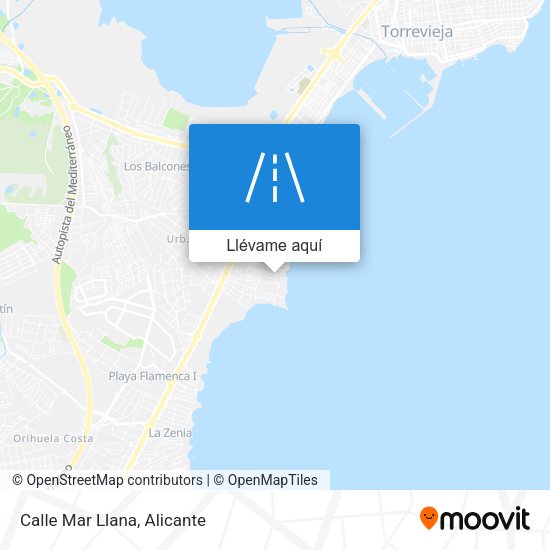 Mapa Calle Mar Llana
