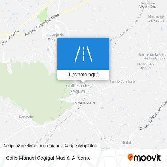 Mapa Calle Manuel Cagigal Masiá