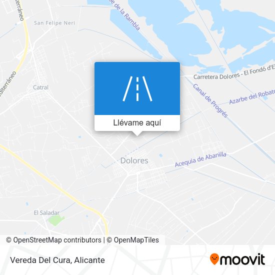 Mapa Vereda Del Cura