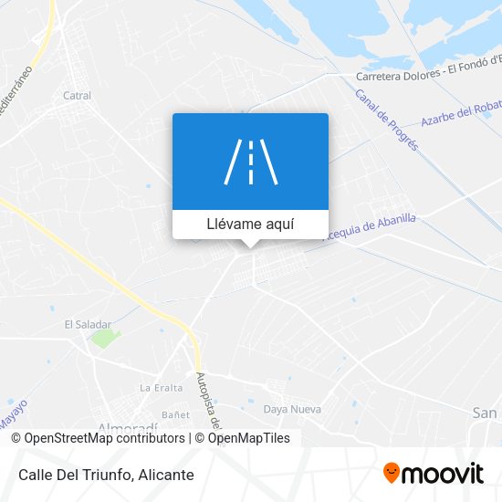 Mapa Calle Del Triunfo