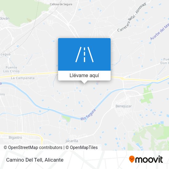 Mapa Camino Del Tell