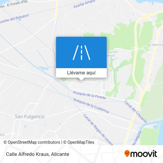 Mapa Calle Alfredo Kraus
