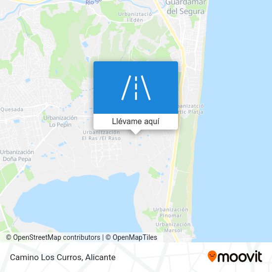 Mapa Camino Los Curros