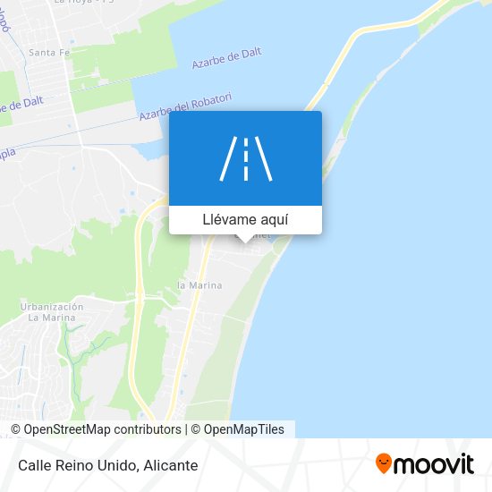 Mapa Calle Reino Unido