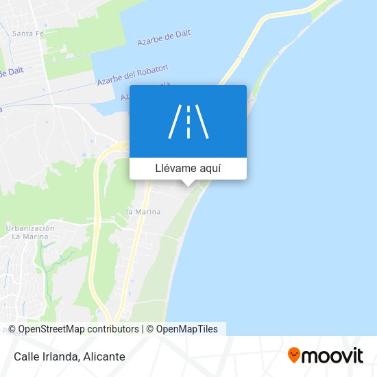 Mapa Calle Irlanda