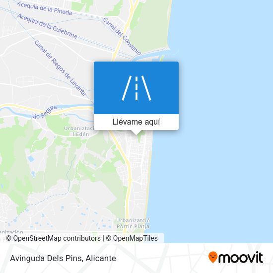 Mapa Avinguda Dels Pins
