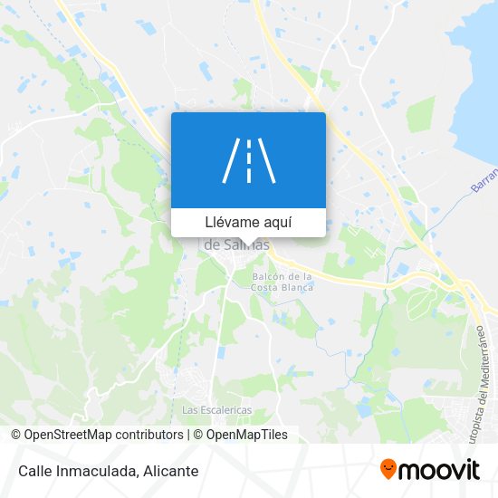 Mapa Calle Inmaculada