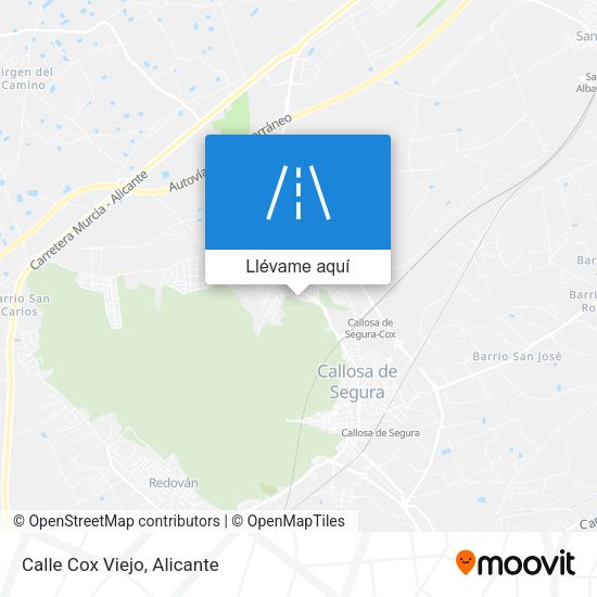 Mapa Calle Cox Viejo