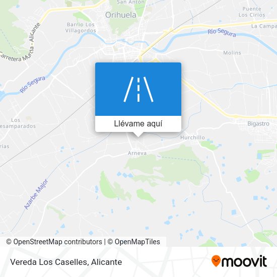 Mapa Vereda Los Caselles