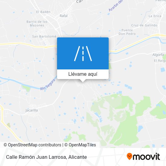 Mapa Calle Ramón Juan Larrosa