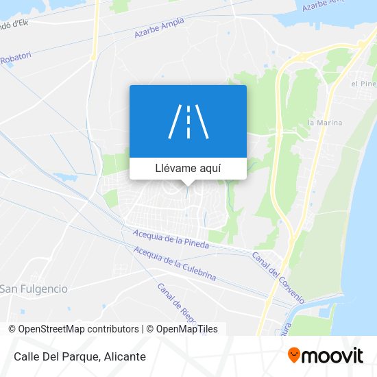 Mapa Calle Del Parque
