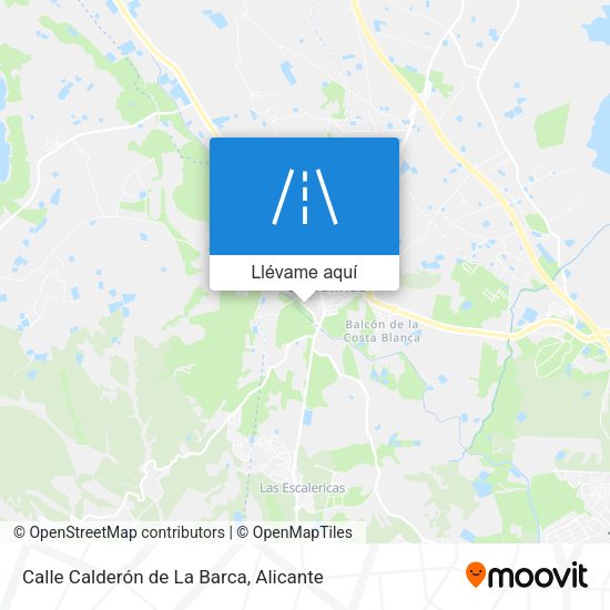 Mapa Calle Calderón de La Barca