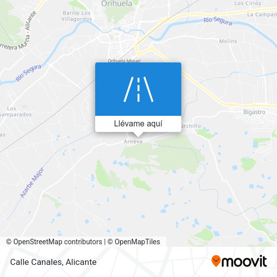 Mapa Calle Canales