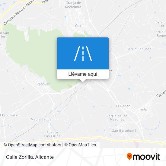 Mapa Calle Zorilla