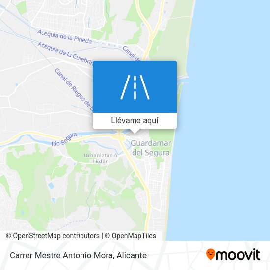 Mapa Carrer Mestre Antonio Mora