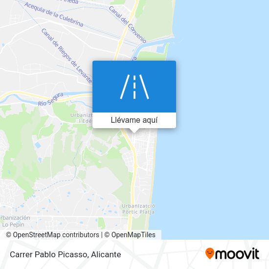 Mapa Carrer Pablo Picasso