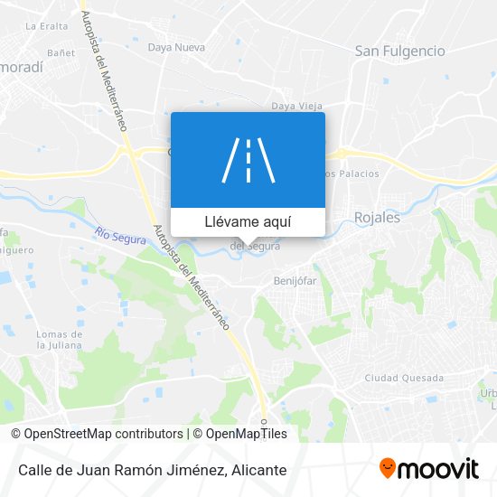 Mapa Calle de Juan Ramón Jiménez