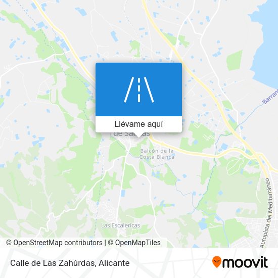 Mapa Calle de Las Zahúrdas