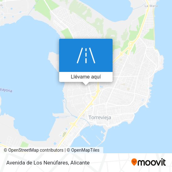 Mapa Avenida de Los Nenúfares