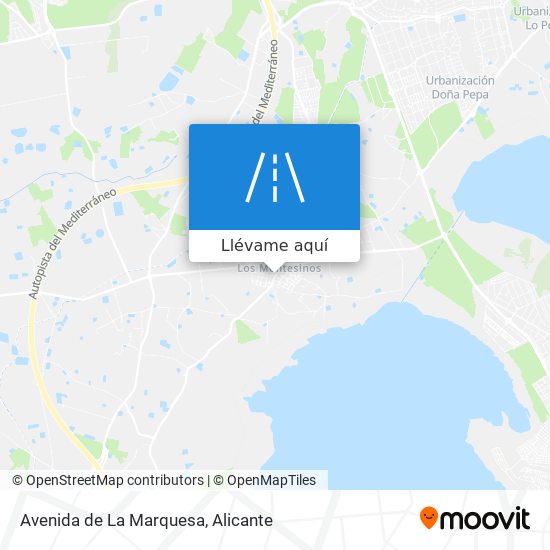 Mapa Avenida de La Marquesa
