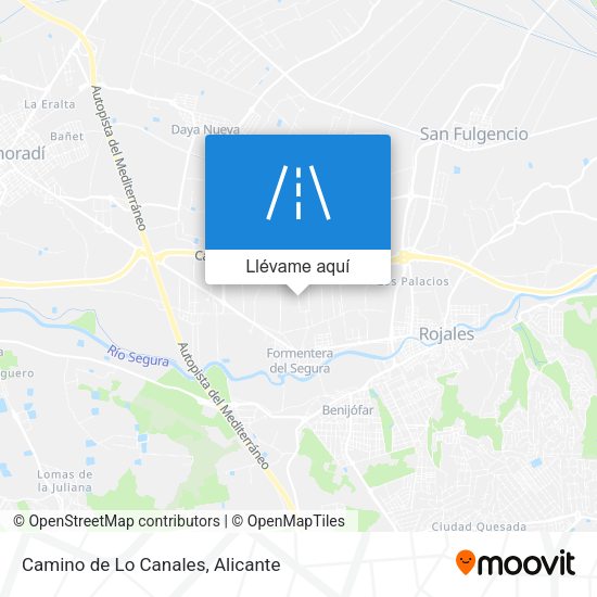 Mapa Camino de Lo Canales