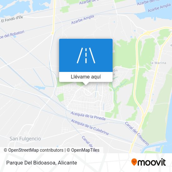 Mapa Parque Del Bidoasoa