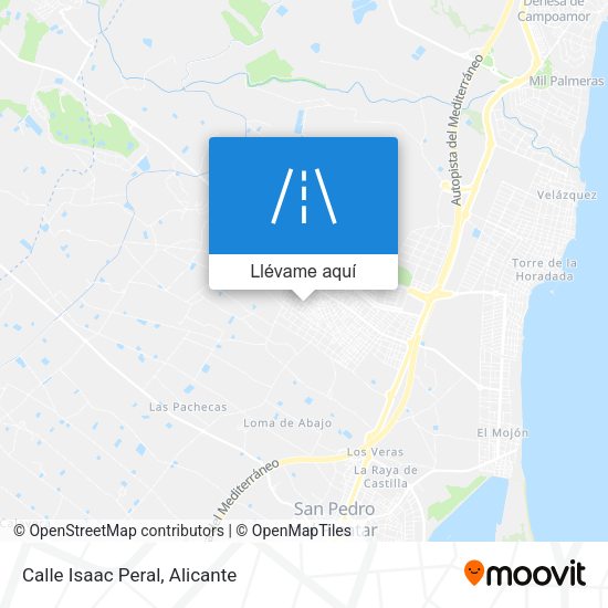Mapa Calle Isaac Peral