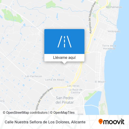 Mapa Calle Nuestra Señora de Los Dolores