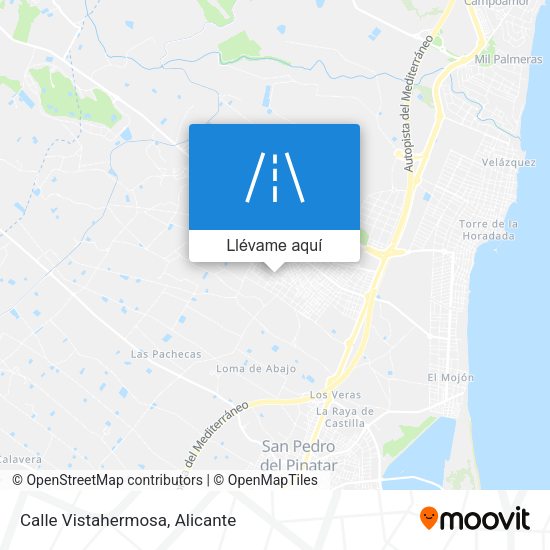 Mapa Calle Vistahermosa
