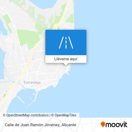Mapa Calle de Juan Ramón Jiménez