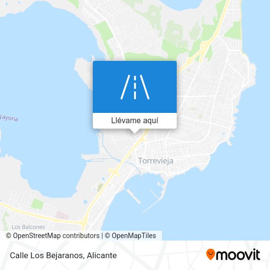 Mapa Calle Los Bejaranos