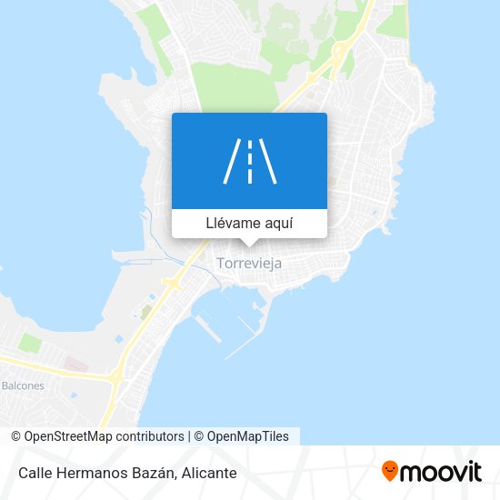 Mapa Calle Hermanos Bazán